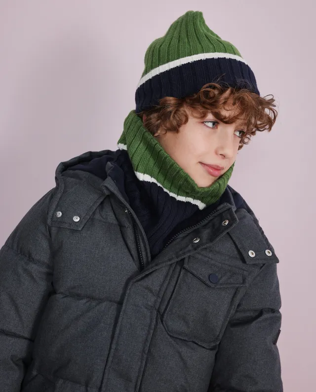 Tuc Tuc Set Cappello Scaldacollo Bimbo Blu Rigato