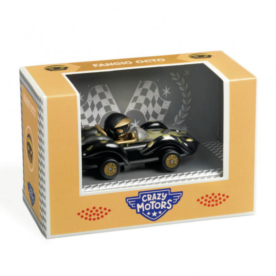Djeco Crazy Motors Fangio Octo mini auto in vinile 4+