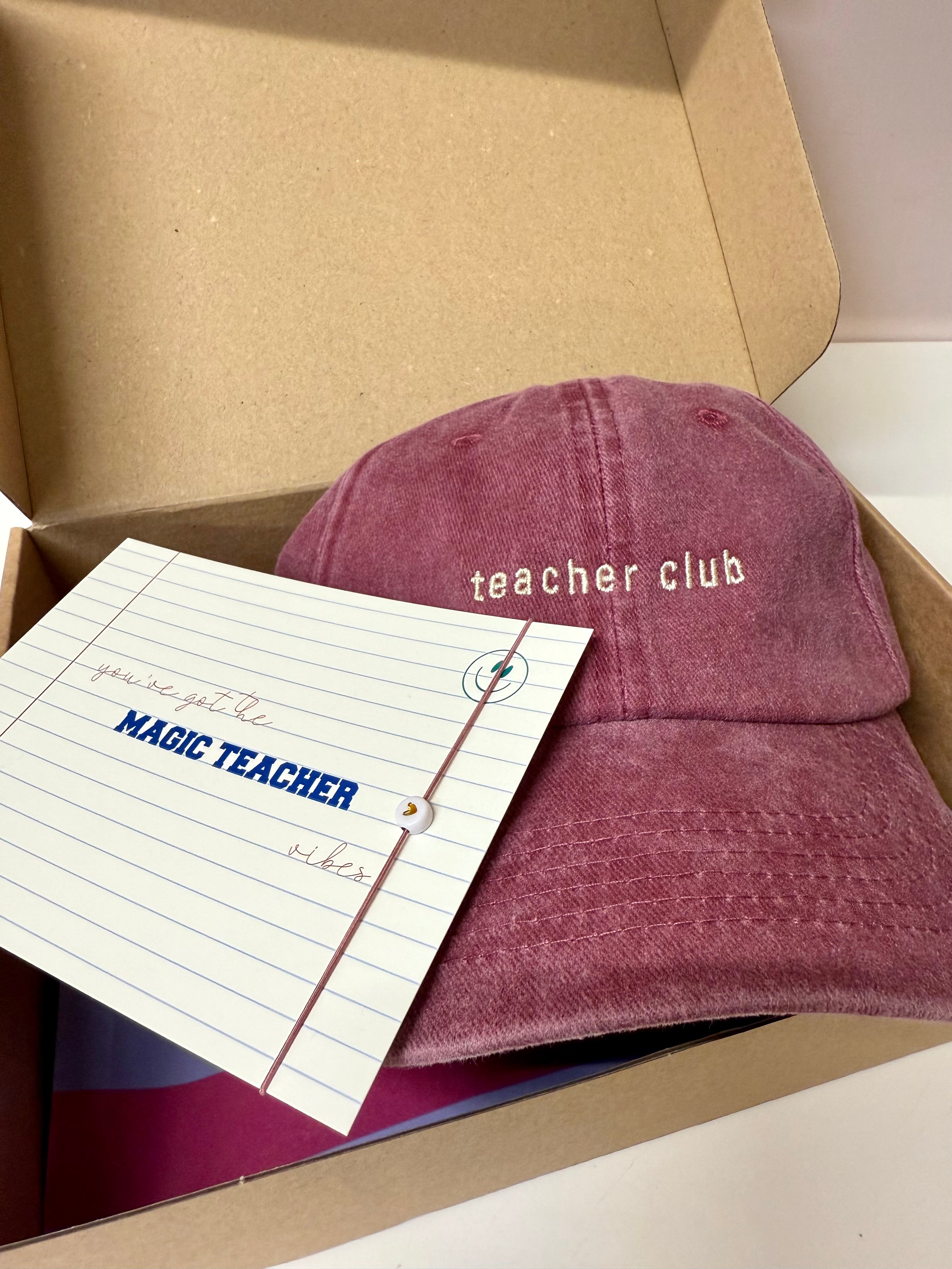 Ella and Rapha Teacher Club cappello vino denim