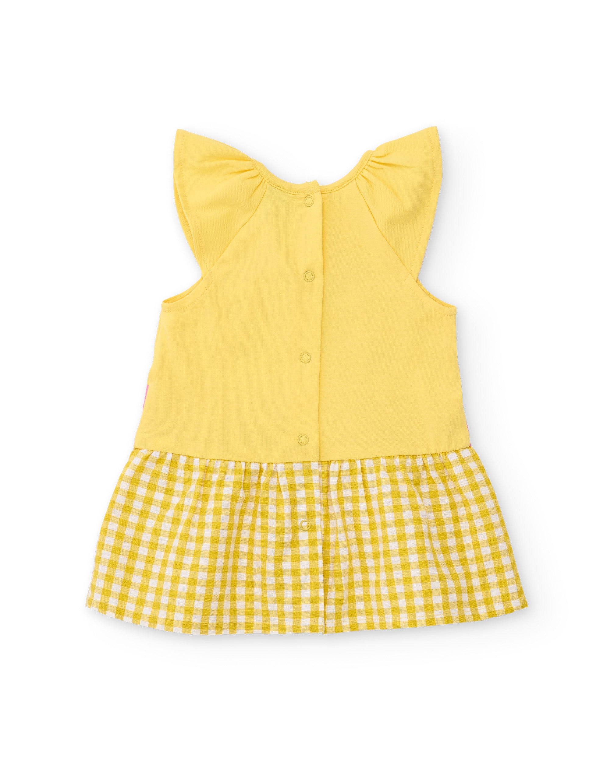 Tuc Tuc vestito neonata giallo ape 2 pezzi