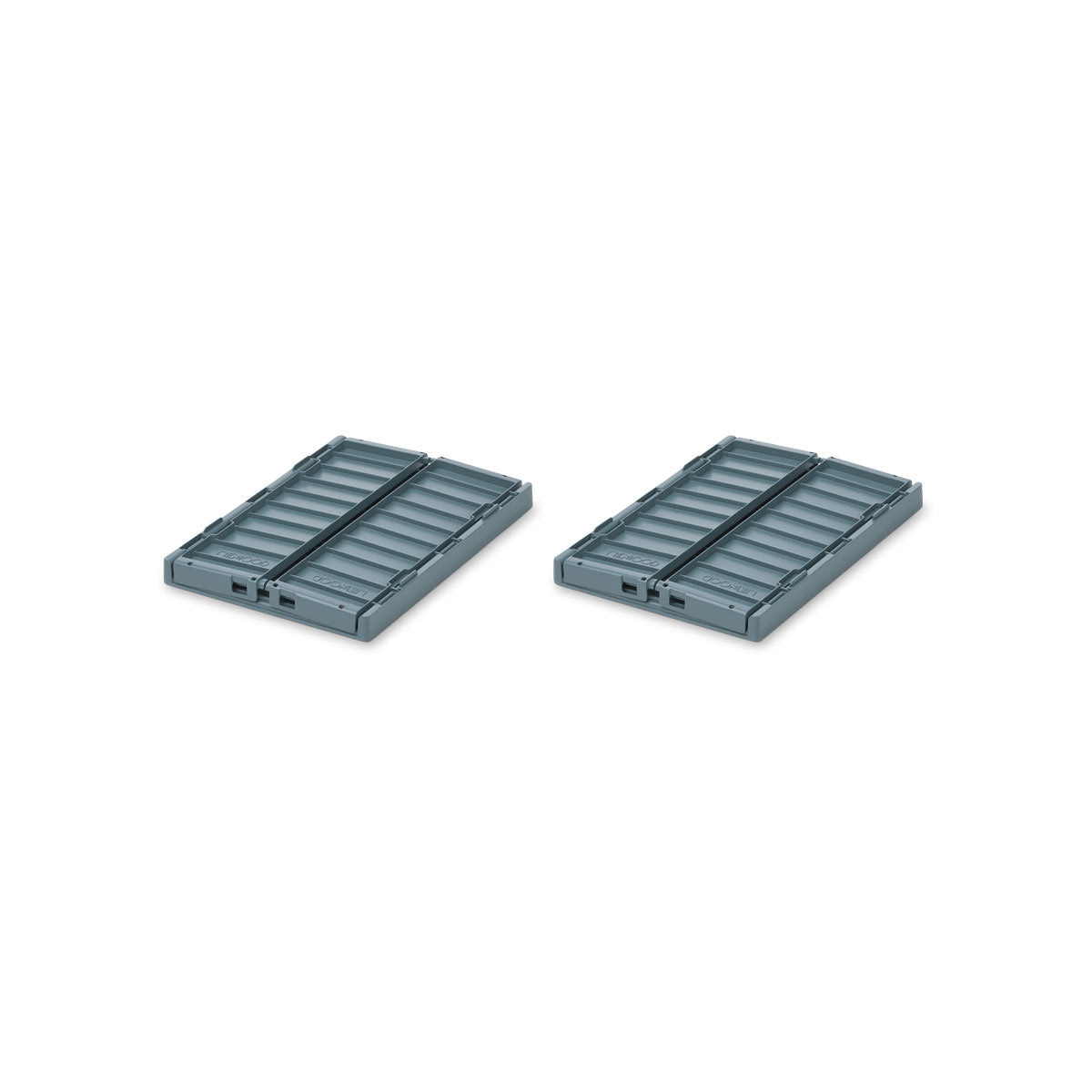 Liewood Weston S blu contenitori impilabili set 2 pz