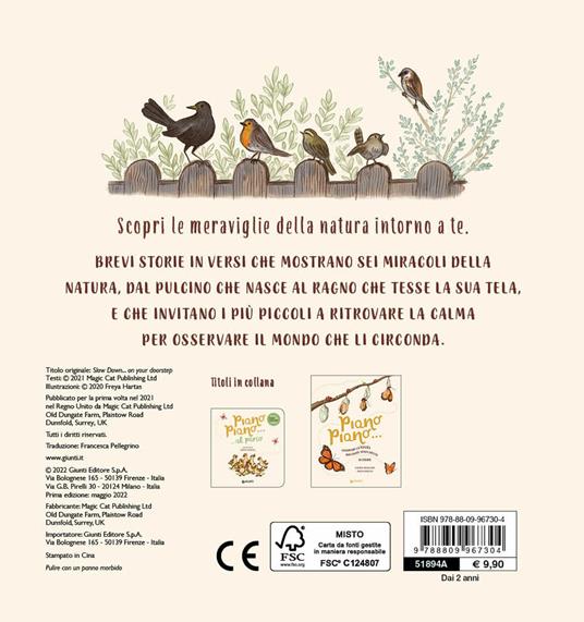 Giunti Piano piano Intorno a te libro cartonato 2 anni