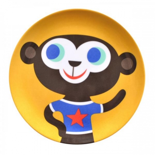 Petit Monkey Animal Friends Monkey piatto melamina 20 cm
