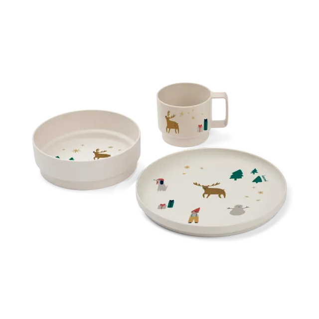 Liewood Archi Holiday set pappa 3 pezzi PET riciclato