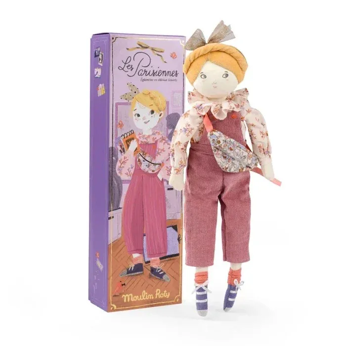 Moulin Roty Mademoiselle Eglantine 2025 bambola stoffa 39 cm