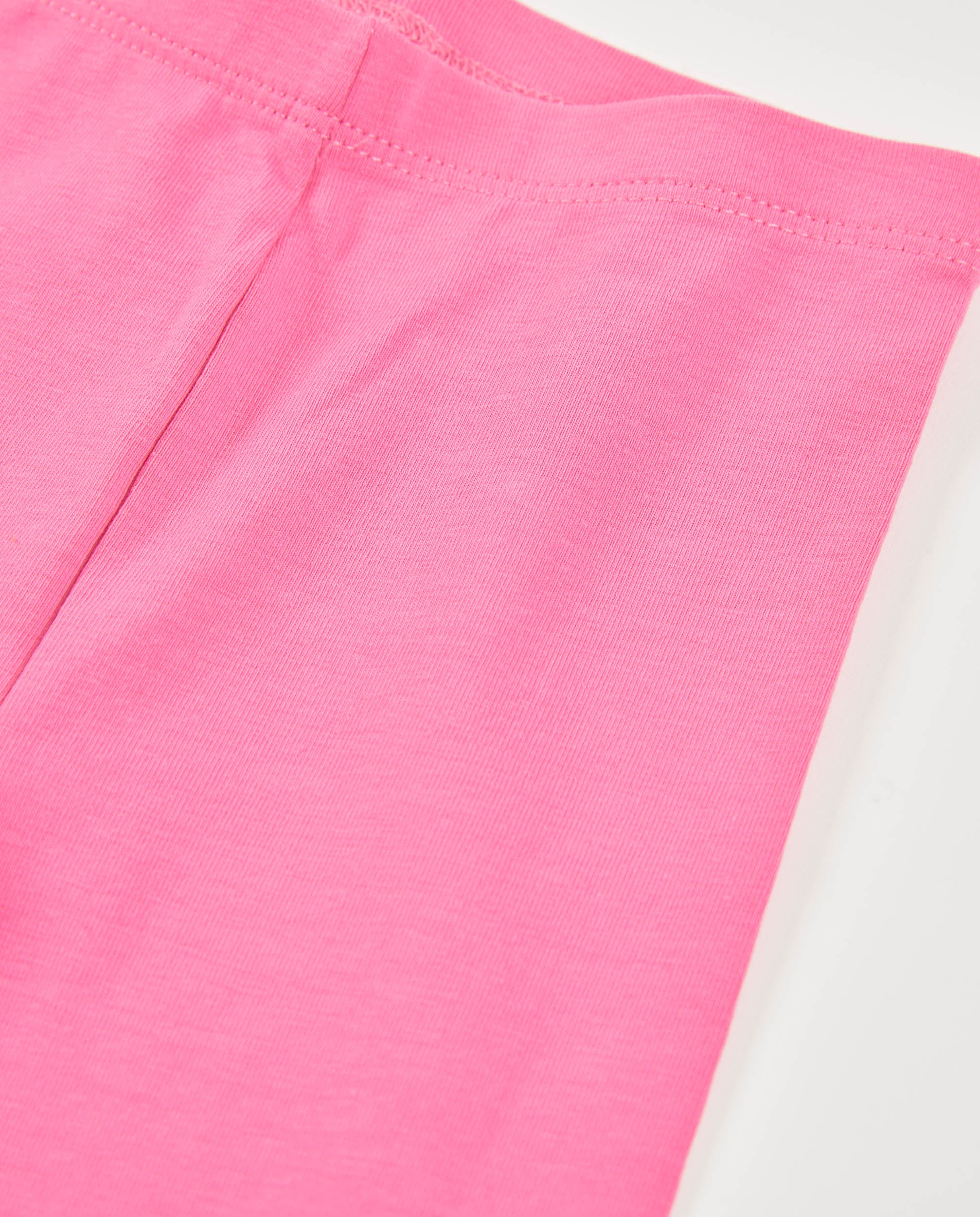 Tuc Tuc leggings bambina rosa elastici in maglia leggera