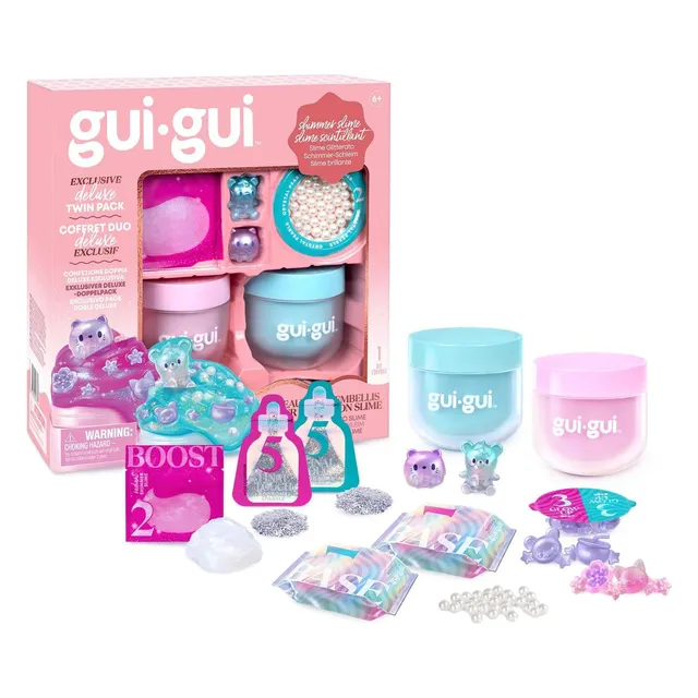 Gui Gui Slime iridescente set deluxe twin pack profumato 2 kit