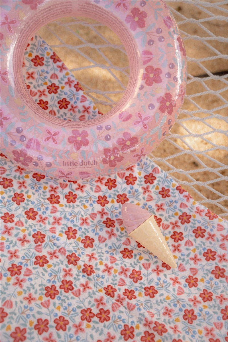 Little Dutch salvagente fiori rosa 50 cm gonfiabile