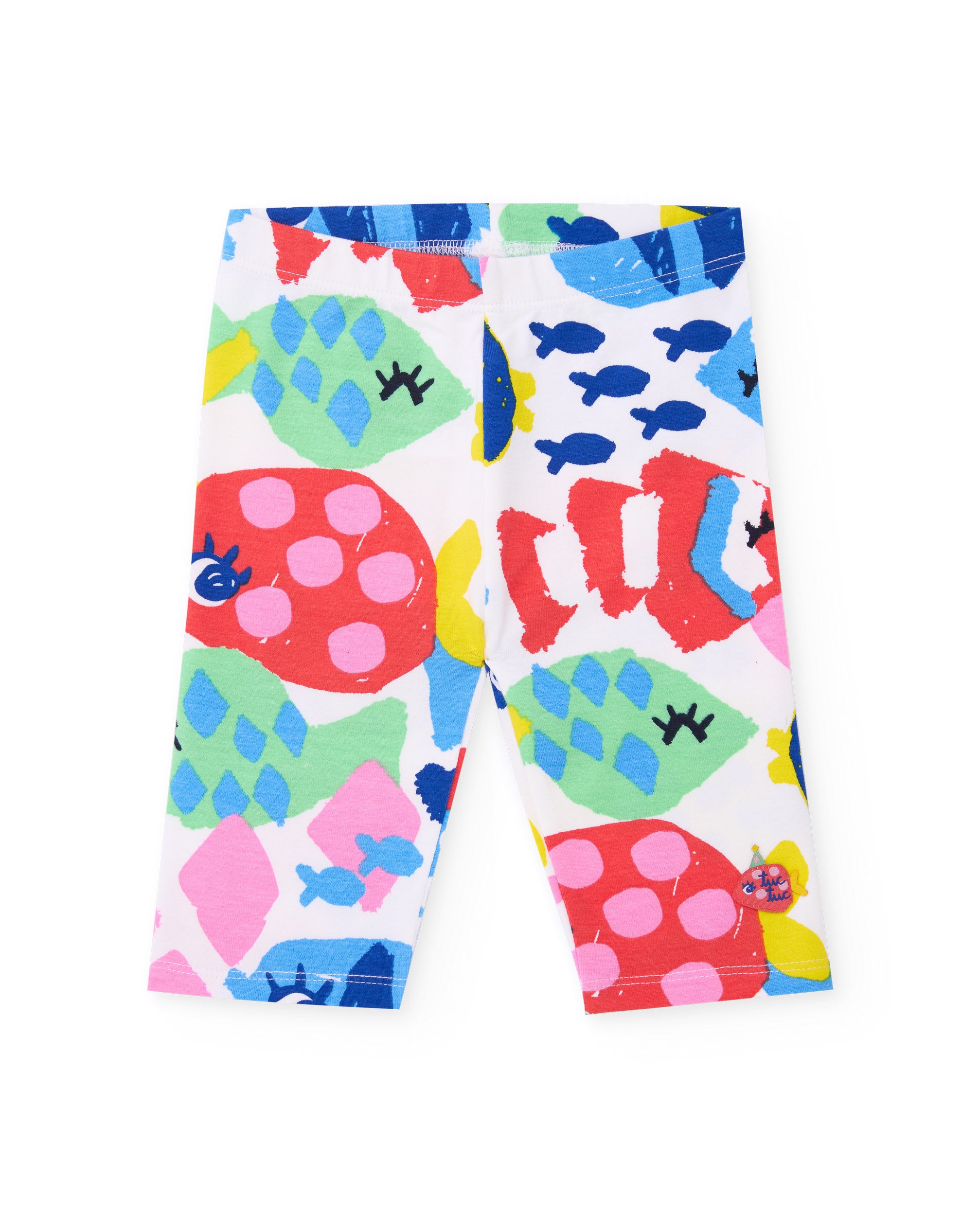 Tuc Tuc leggings bambina pinocchietto fantasia mare