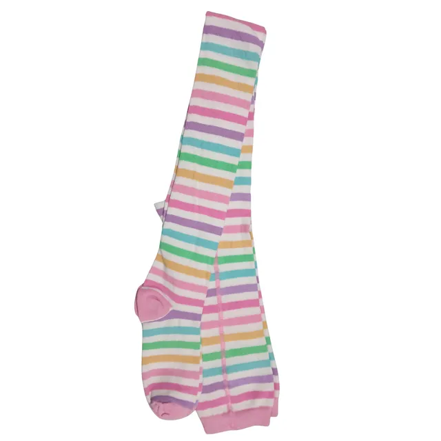 Slugs & Snails Pastel Stripe collant donna cotone bio righe
