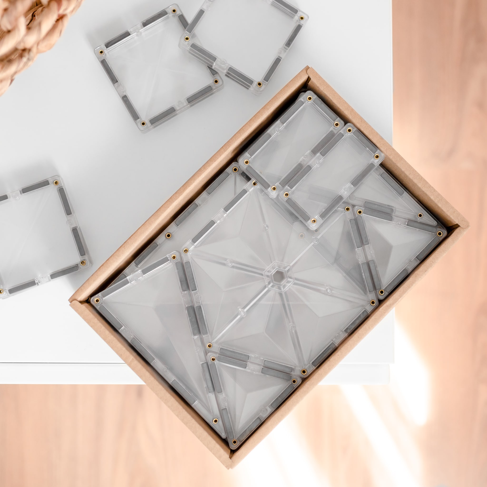 Connetix Clear Pack Costruzioni Magnetiche 34 Pezzi