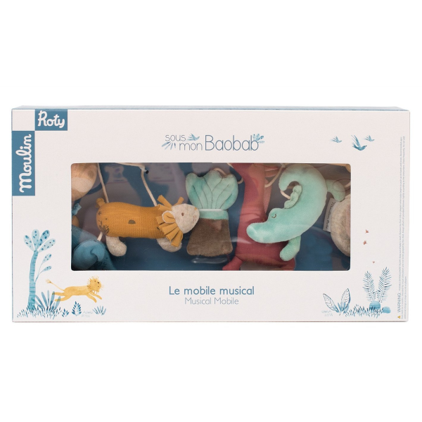 Moulin Roty Sous mon Baobab giostrina musicale neonato