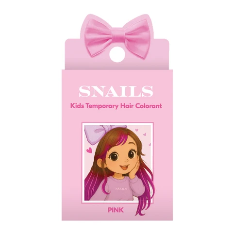 Snails Pink gesso capelli tampone rosa lavabile