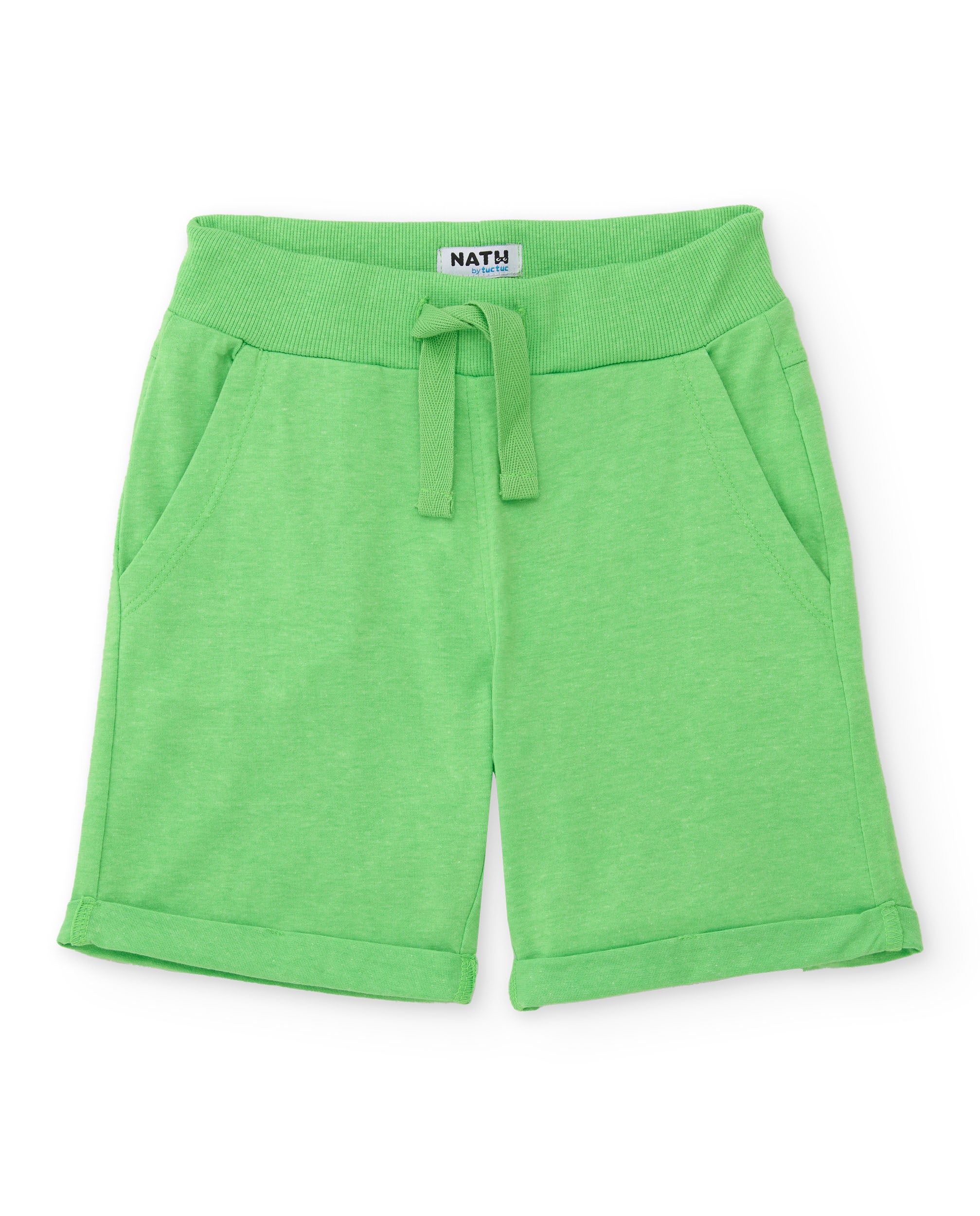 Tuc Tuc bermuda bambino verde vita elasticizzata