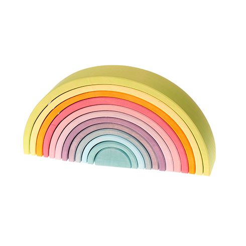 Grimm's Arcobaleno steineriano legno pastello 12 archi