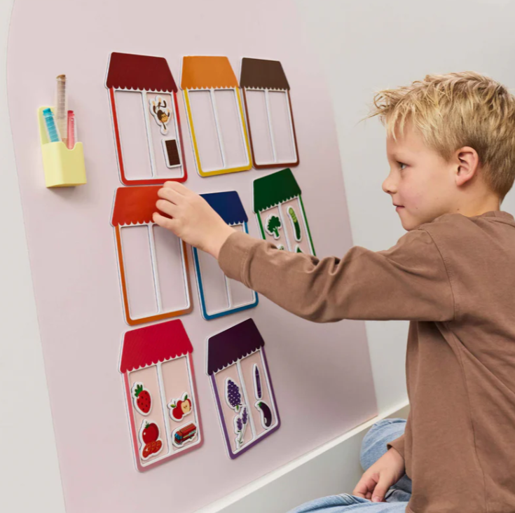 Kinderly Associazione Colori gioco magnetico 41 pezzi