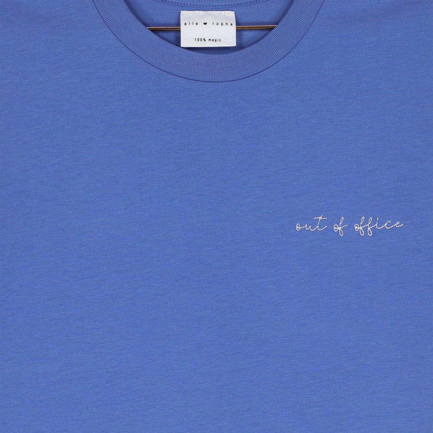 Ella and Rapha Out of Office maglietta bimbo blu cotone