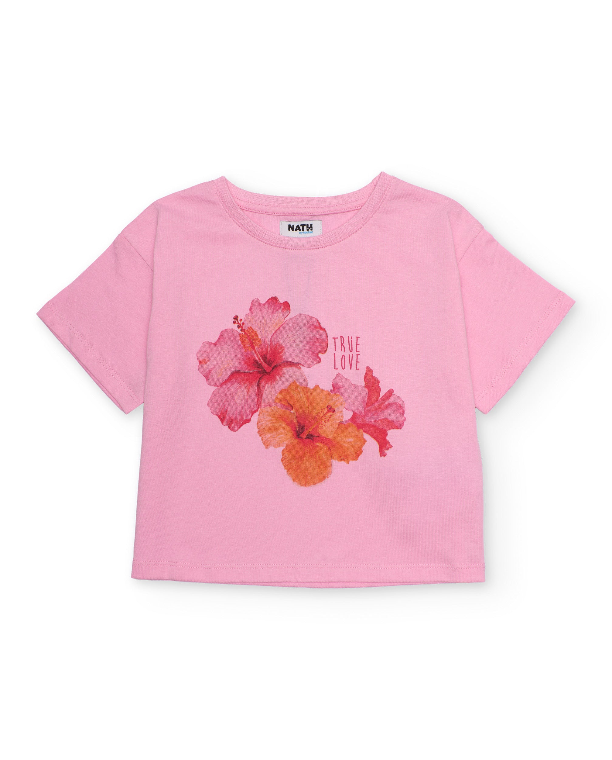 Tuc Tuc maglietta bambina ibisco rosa maniche corte