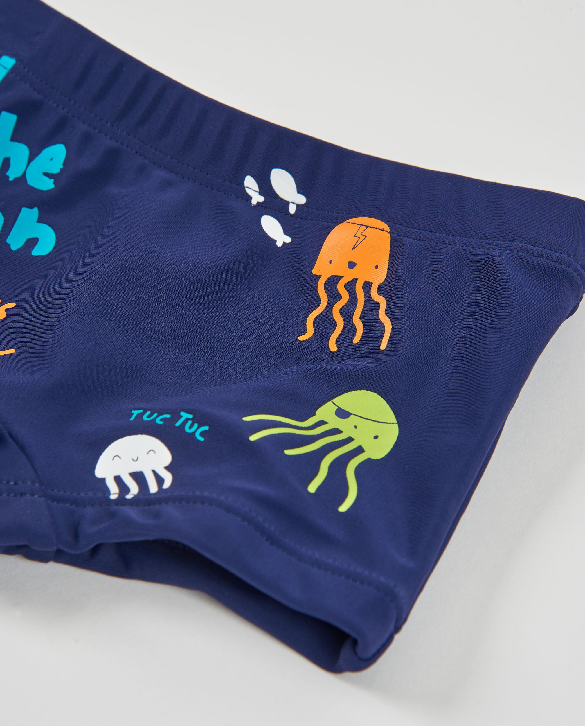 Tuc Tuc Costume boxer bambino blu pinna asciugatura rapida