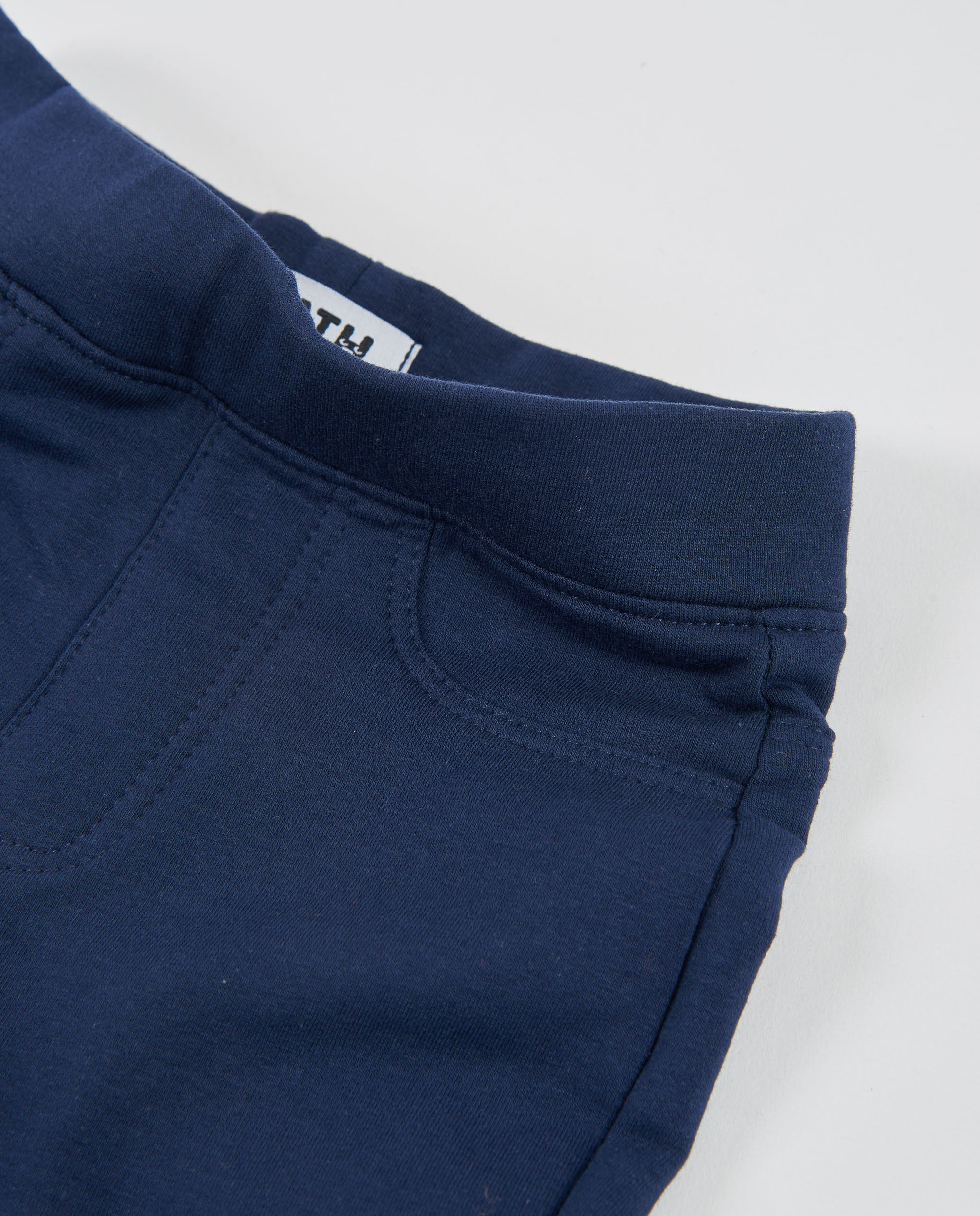 Tuc Tuc leggings bambina blu felpa a zampa elastico