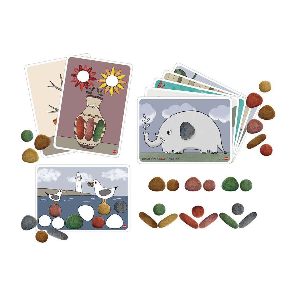 TickiT Junior Rainbow Pebbles ciottoli eco set 36 pezzi