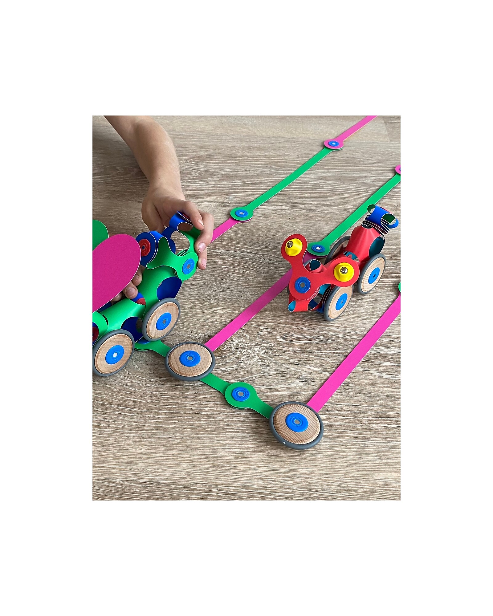Clixo Wheel Creator Pack gioco magnetico 72 pezzi ruote