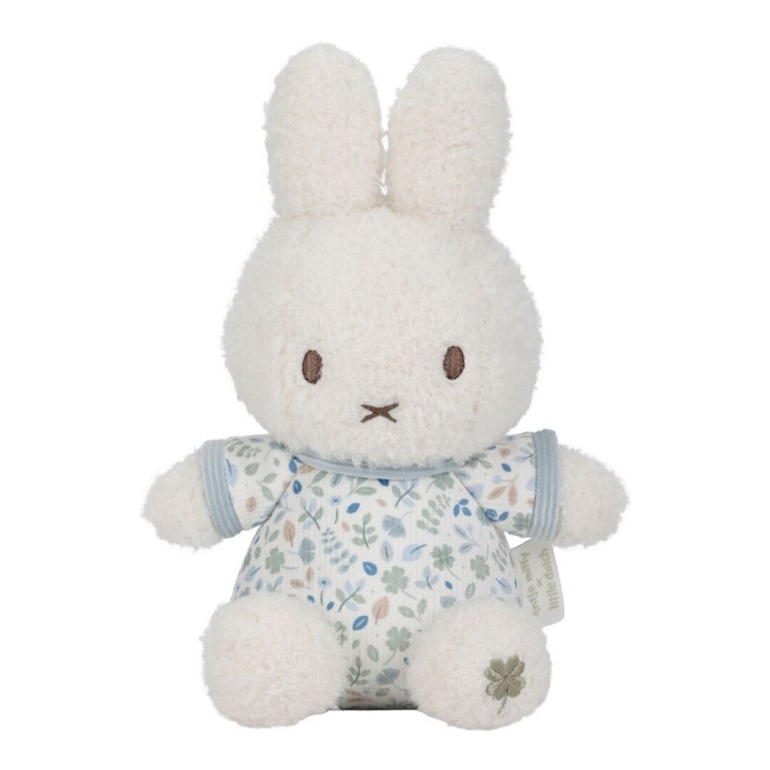 Miffy Lucky Leaves peluche coniglio blu 20 cm