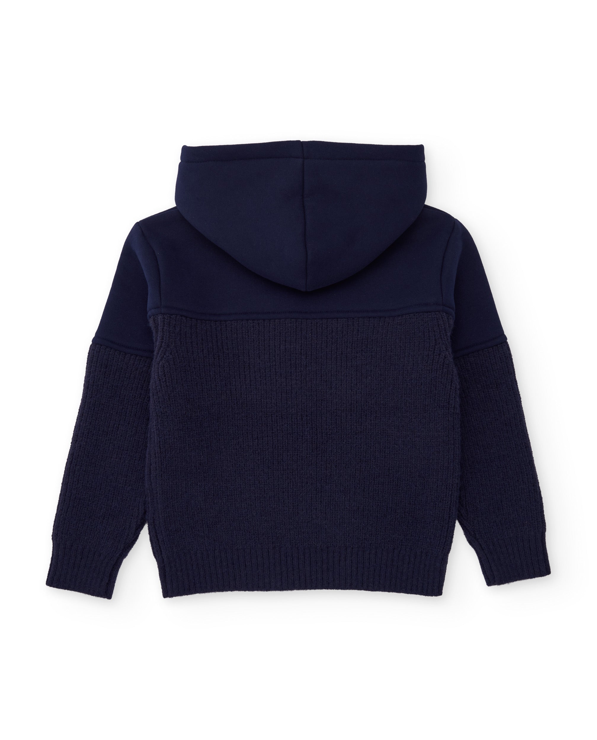 Tuc tuc felpa bambino blu navy con cappuccio