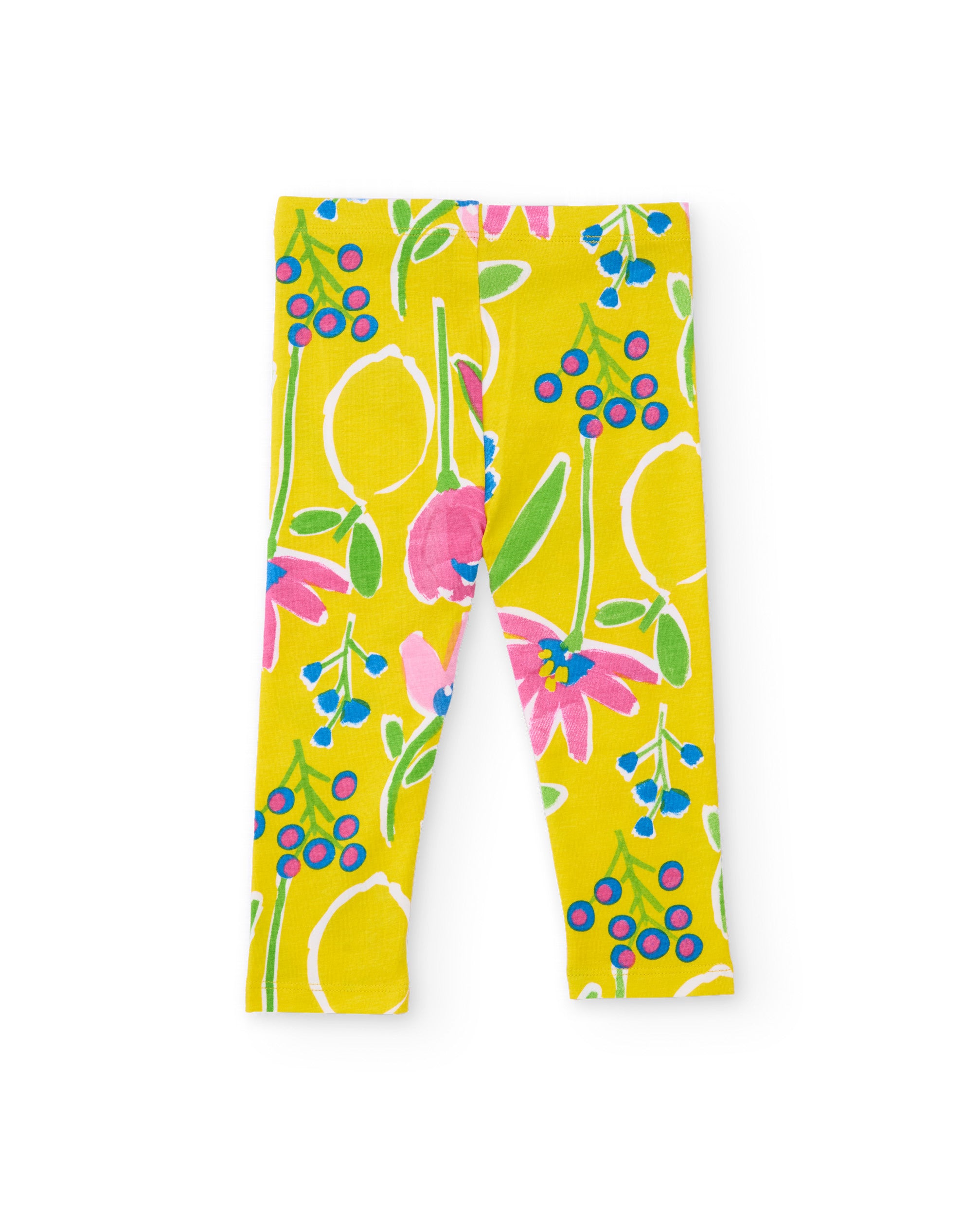 Tuc Tuc Leggings Bambina Gialli Stampa Floreale