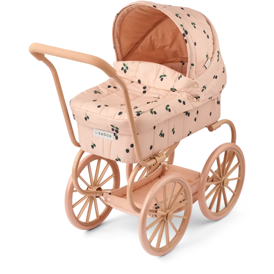 Liewood Adeline carrozzina bambole berry rose acciaio