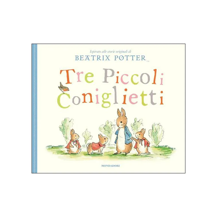 Mondadori Peter Coniglio Tre piccoli coniglietti libro cartonato