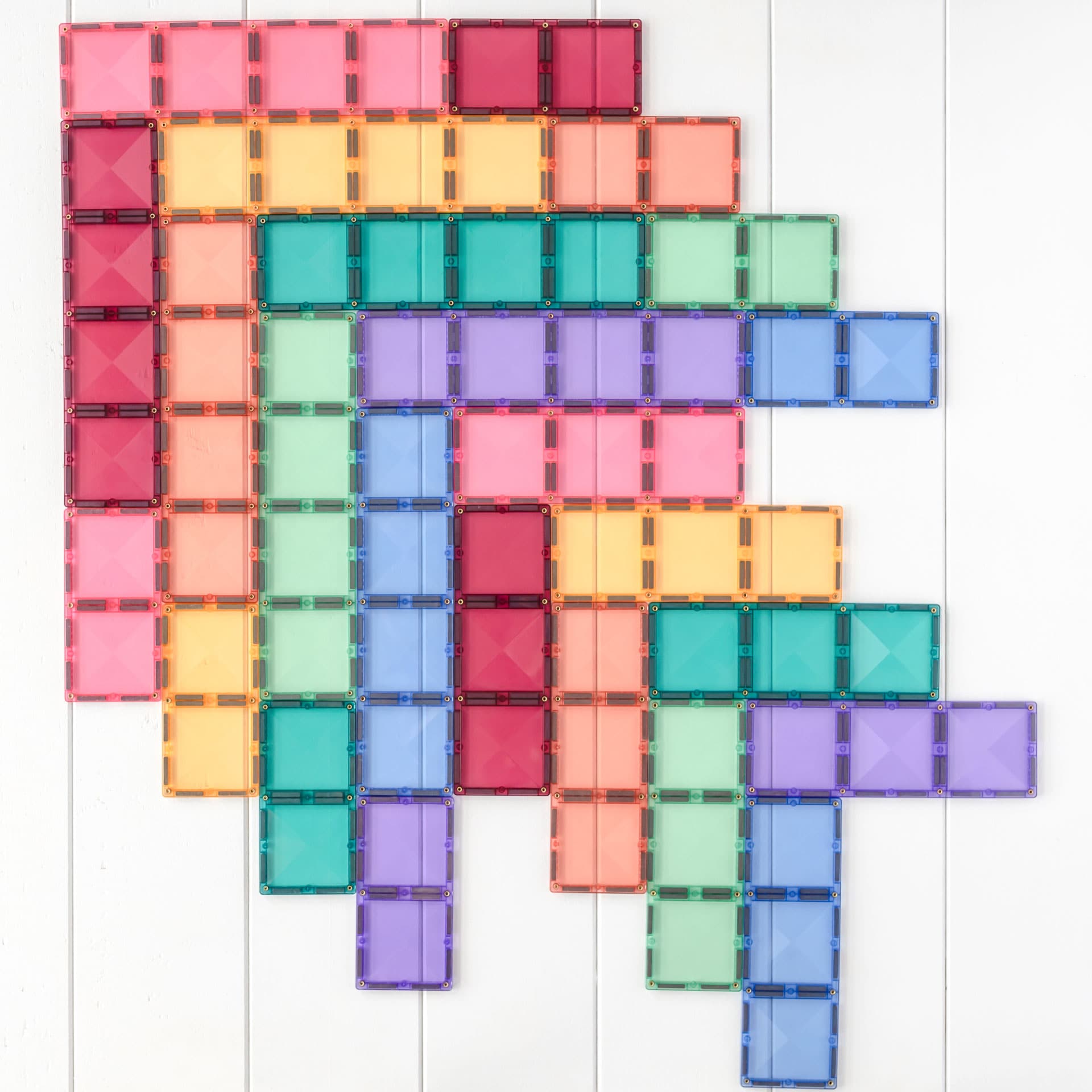 Connetix Pastel Rectangle Pack 24 pezzi costruzioni magnetiche