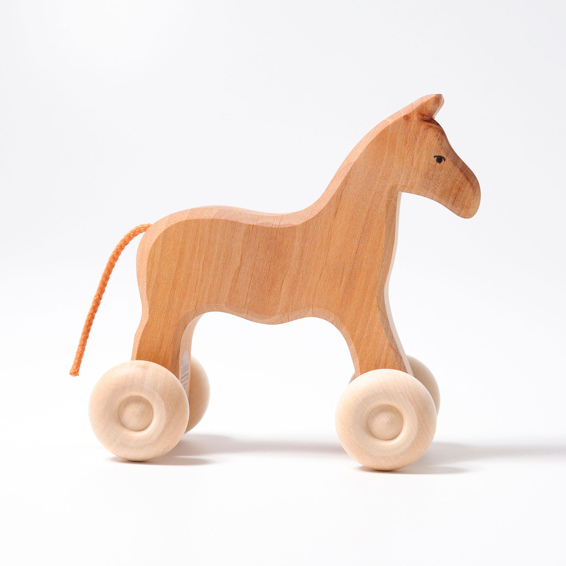 Grimms Cavallo Gioco Legno 15 cm Ruote