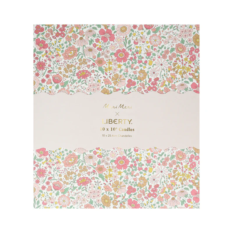 Meri Meri Liberty Wharfedale Candele Intrecciate 10 Pezzi