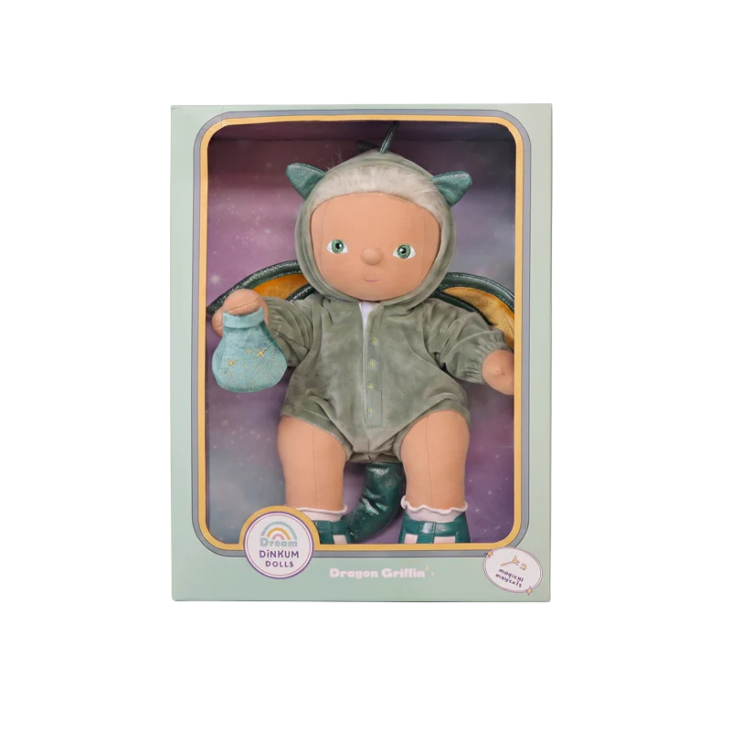 Olli Ella Dinkum Dolls Dragon Griffin bambola magnetica