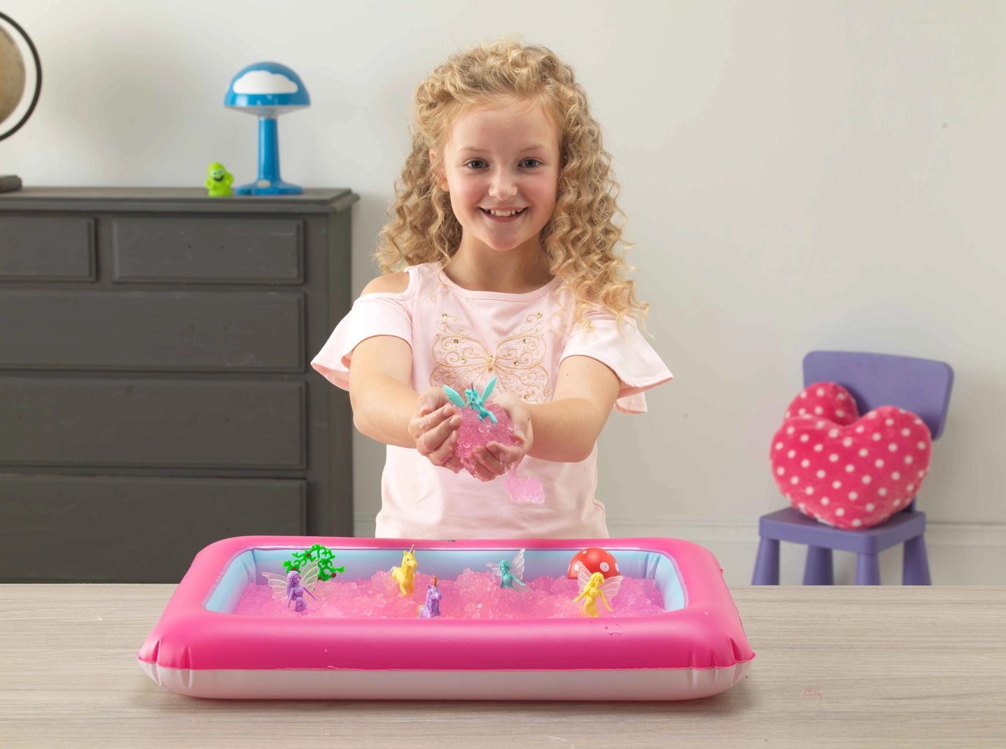 Zimpli Kids Gelli Worlds Fantasy Kit Sensoriale con Vassoio