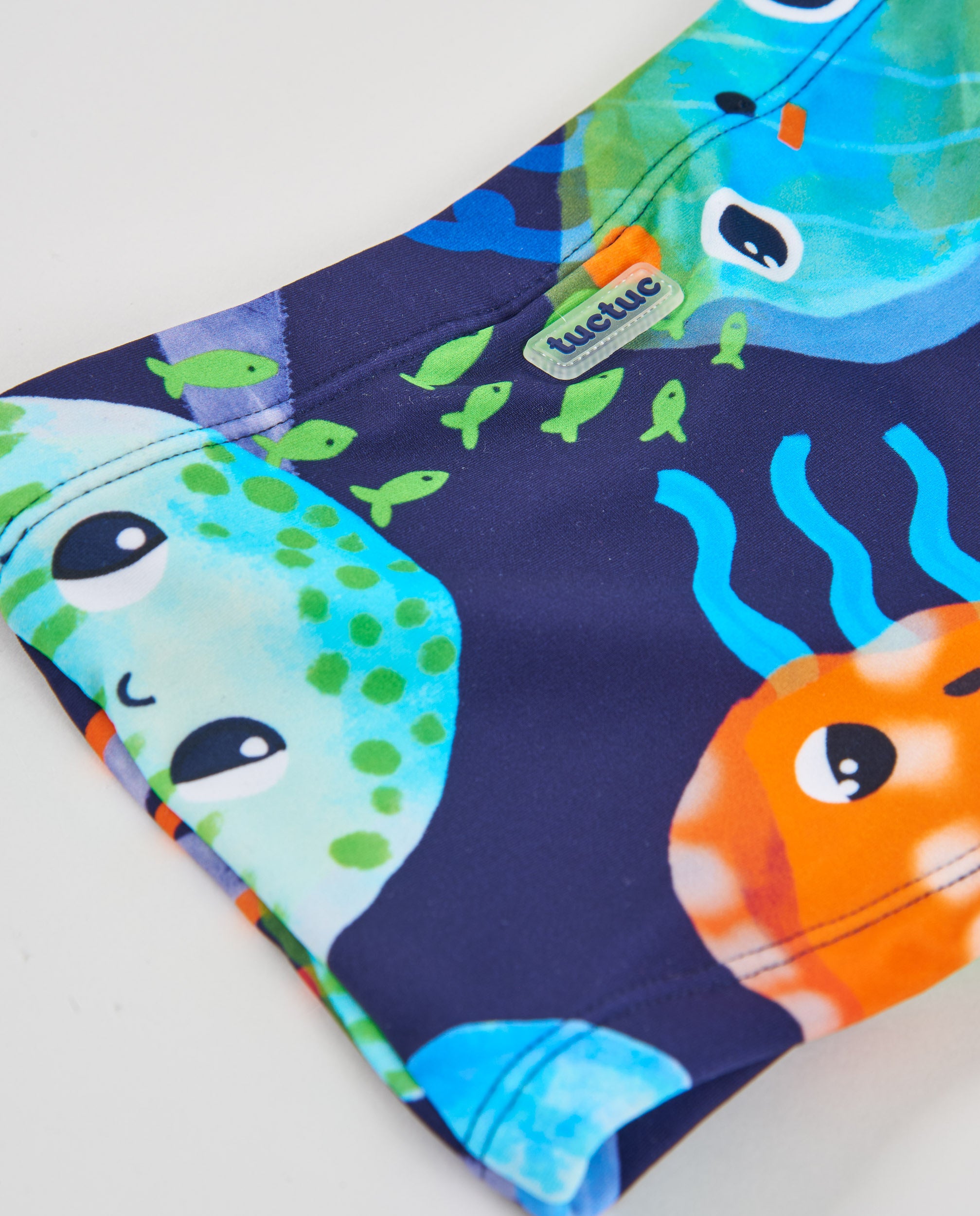 Tuc Tuc costume boxer bimbo blu stampa meduse