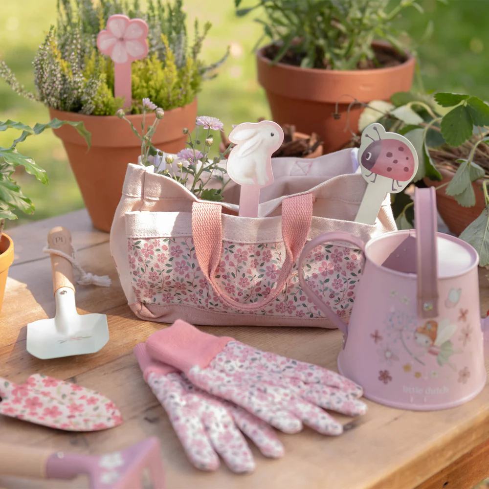 Little Dutch Rosa Friends set giardinaggio rosa 10 pezzi