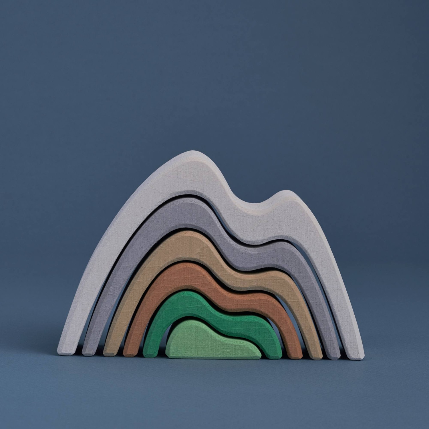 Raduga Grez Mountain set 6 archi impilabili legno montagna