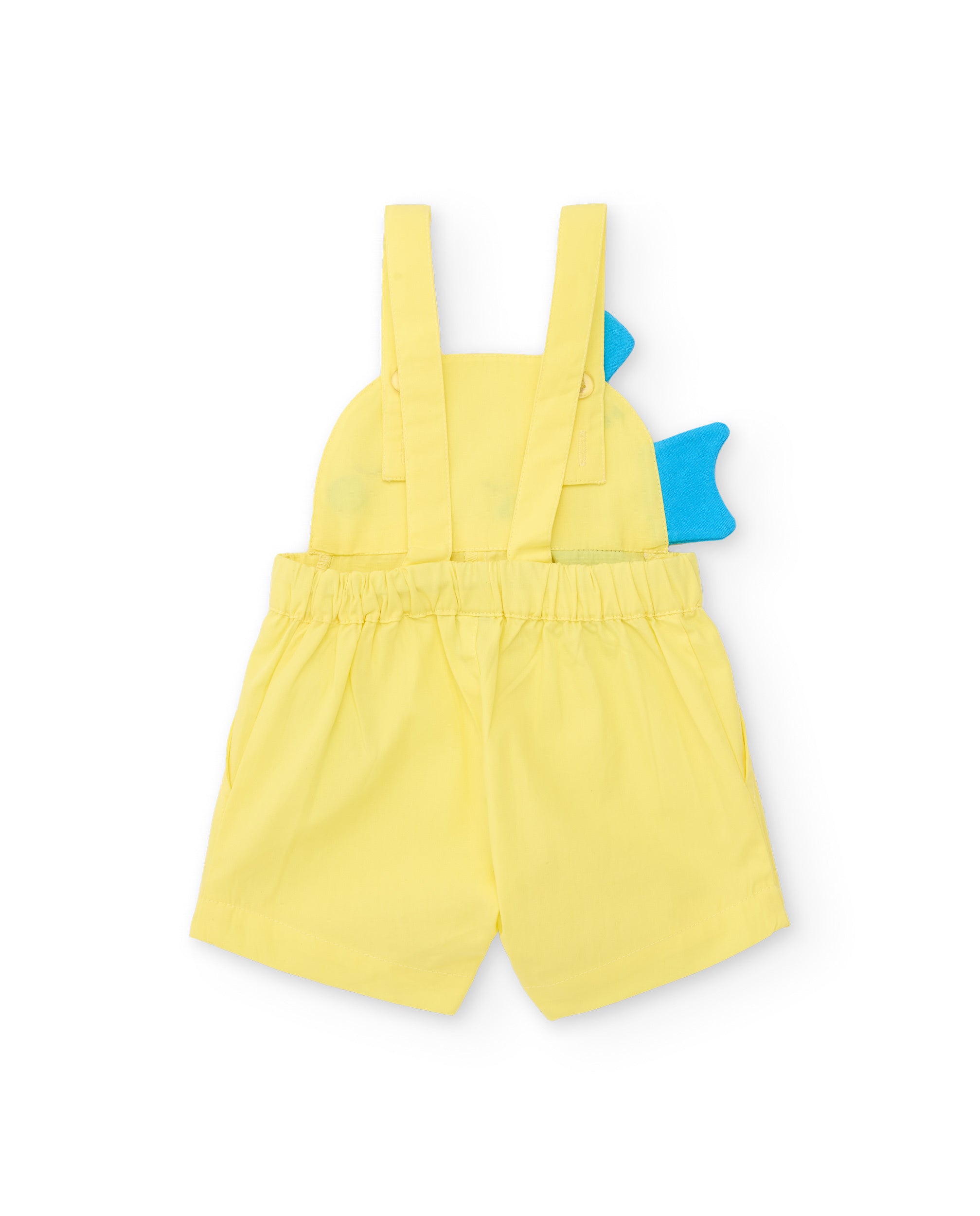 Tuc Tuc completo neonato giallo 2 pezzi pagliaccetto cotone