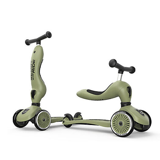 Scoot and Ride Highwaykick 1 monopattino cavalcabile Olive 1-5 anni