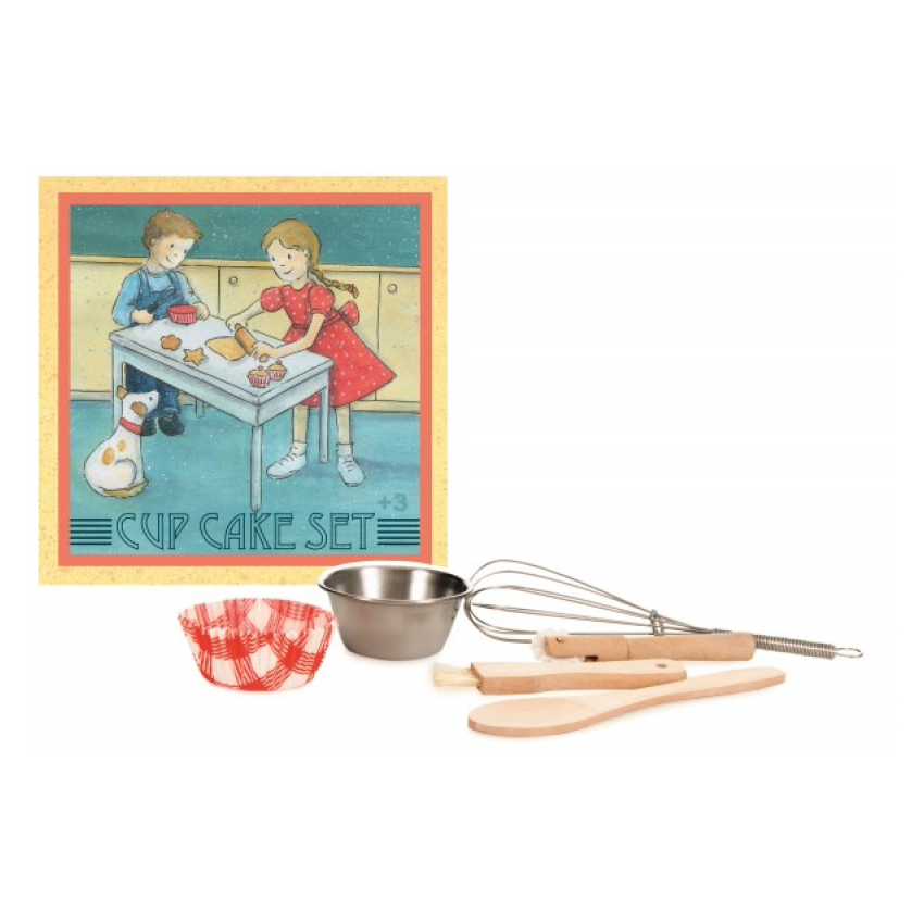 Egmont Toys cupcake set cucina legno 7 pezzi