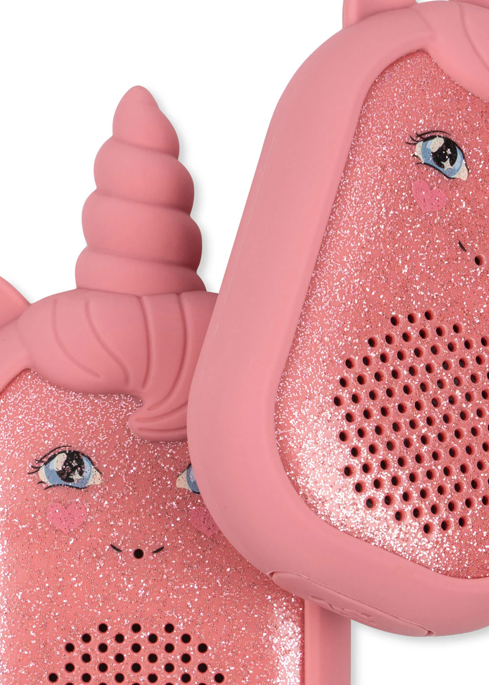 Konges Slojd Unicorn walkie talkie silicone glitter ricaricabile