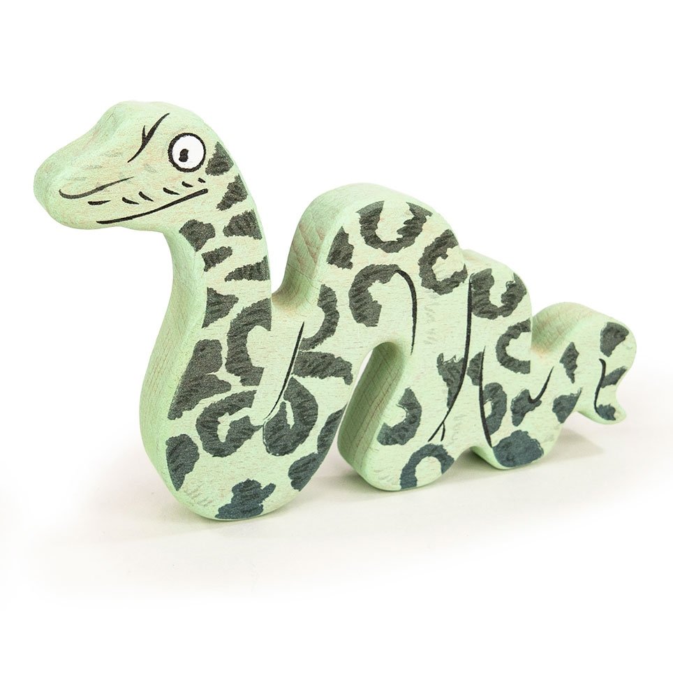 Bajo Il Gruffalo Snake personaggio legno 14 cm dai 18 mesi