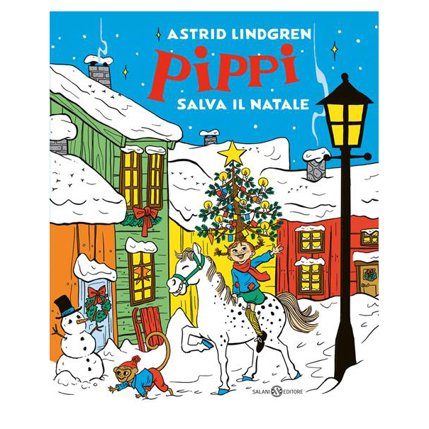 Salani Pippi Calzelunghe salva il Natale libro 32 pagine da 3 anni