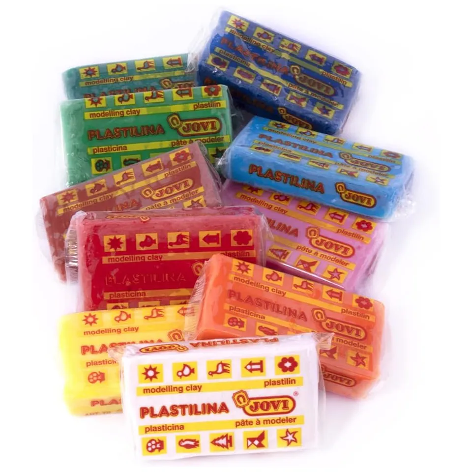 Jovi plastilina vegetale 10x50 g set 10 colori