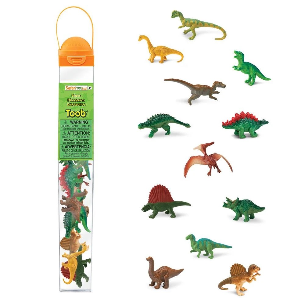 Safari Ltd Toob Dinosauri miniature 12 pezzi resina