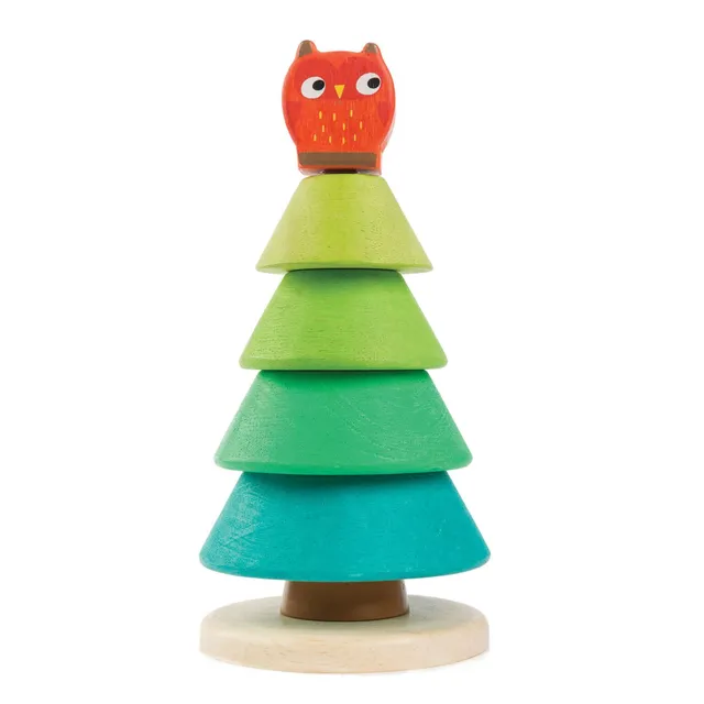 Tender Leaf Albero gioco impilabile in legno