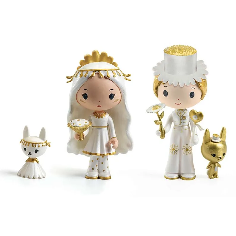 Djeco Tinyly Marguerite & Leopold figure vinile 7 cm