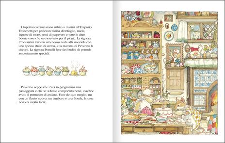 Jill Barklem Storia di primavera libro Boscodirovo 32 p.